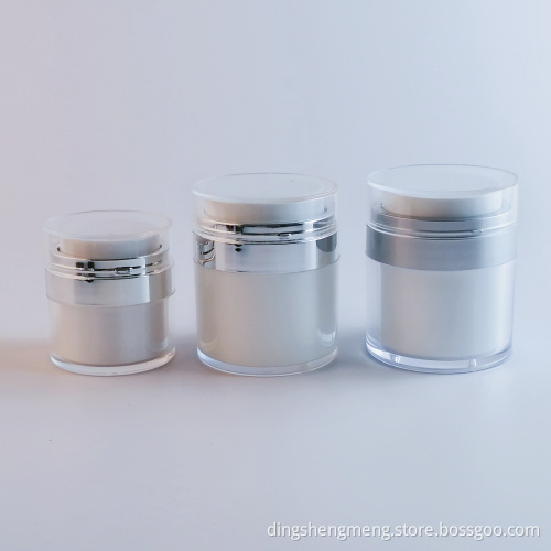 Skin Care Container For Cream Acrylic Airless Jar